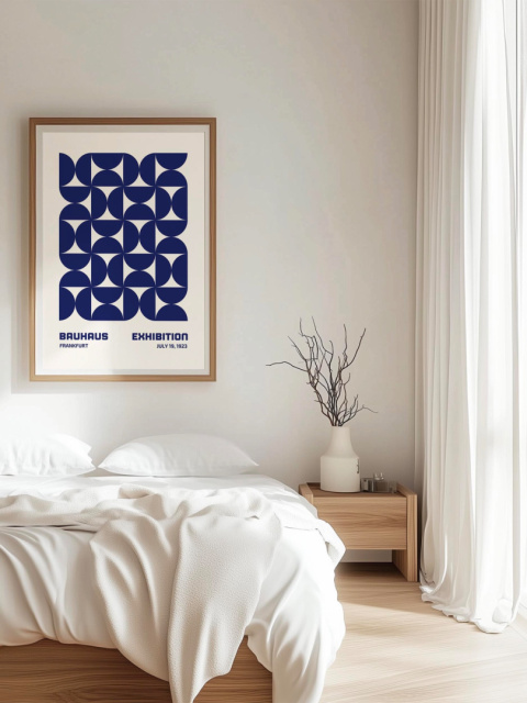 Blue Harmony Bauhaus Plakat Blue Harmony Bauhaus Plakat