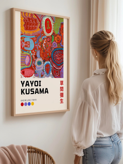 Abstract Illusion Yayoi Kusama Plakat Abstract Illusion Yayoi Kusama Plakat