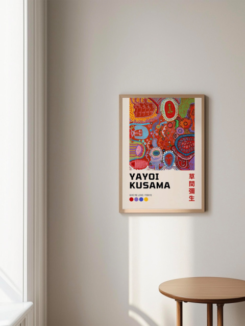 Abstract Illusion Yayoi Kusama Plakat Abstract Illusion Yayoi Kusama Plakat
