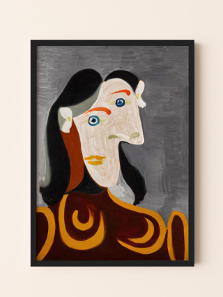 Artful Contours Pablo Picasso Plakat
