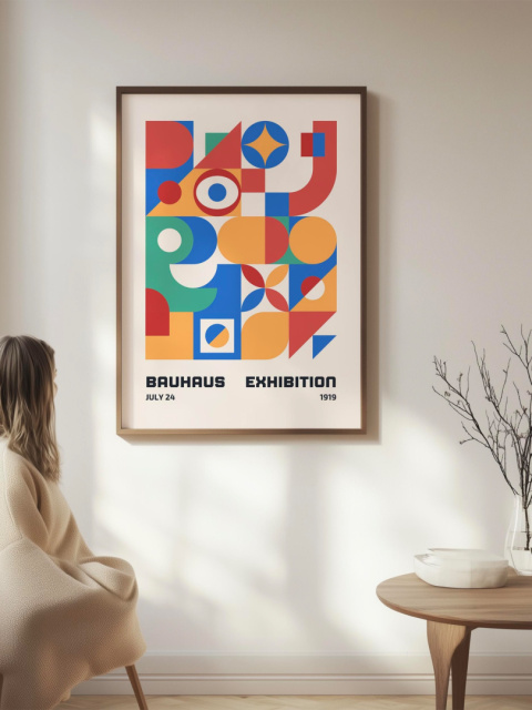 Essential Shapes Bauhaus Plakat Essential Shapes Bauhaus Plakat