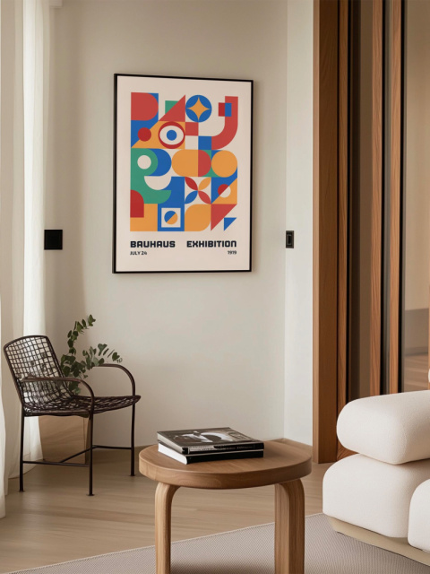 Essential Shapes Bauhaus Plakat Essential Shapes Bauhaus Plakat