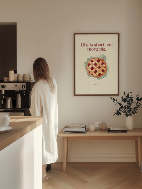 Eat More Pie Plakat