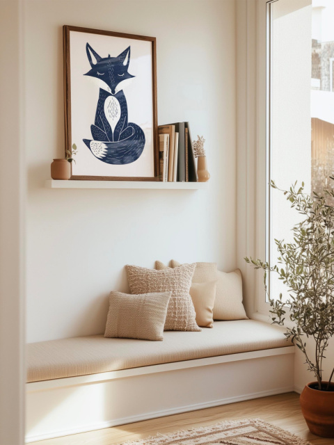 Blue Fox Plakat Blue Fox Plakat