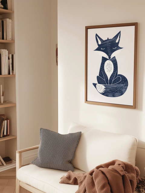 Blue Fox Plakat Blue Fox Plakat